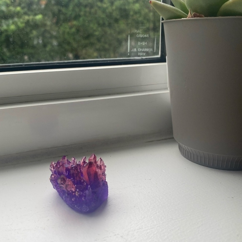 House decoration ~ Purple & pink crystal cluster decoration ππ - Picture 5 of 16